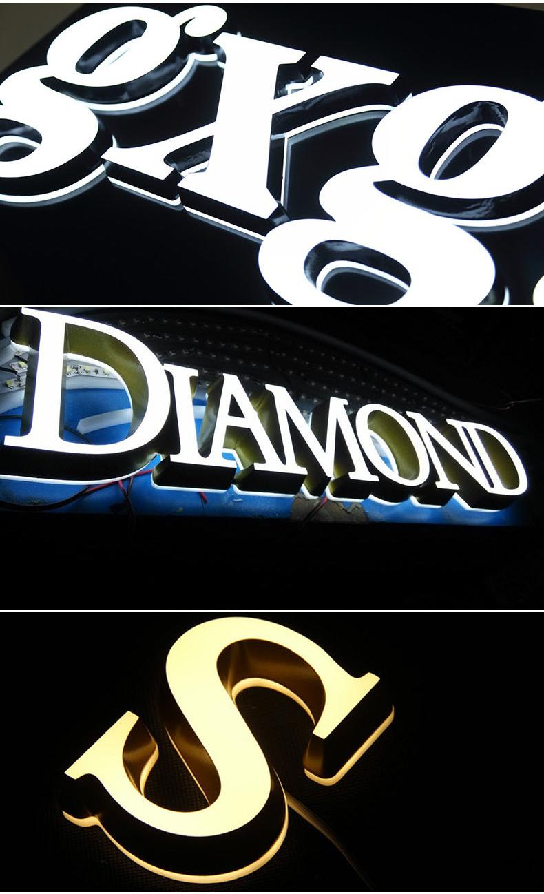 Frontlit and Backlit LED Sign